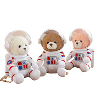 HKM-378195 Space Bear Plush Toy - Astronaut Stuffed Doll for Kids and Adults - Soft Plush Pillow Toy - 30cm