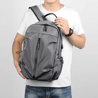 HKM-378579 Stylish Waterproof 17-Inch Laptop Bag for Men - Ideal for Travel and Leisure
