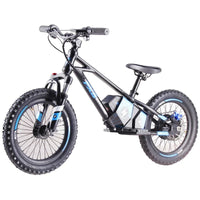 HKM-378771 Kids Motor Balance Bike 16" No Pedal Electric Bicycle with 2 Speed Options and Disc Brake