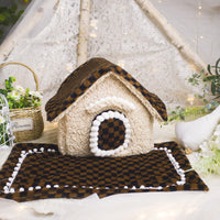 HKM-3788861 Warm Removable Winter Nest Bed for Small Dogs and Cats - Soft Cloth, Universal Size Options