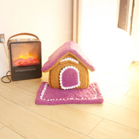 HKM-3788861 Warm Removable Winter Nest Bed for Small Dogs and Cats - Soft Cloth, Universal Size Options