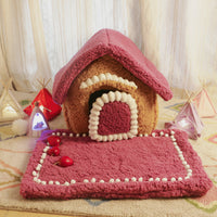 HKM-3788861 Warm Removable Winter Nest Bed for Small Dogs and Cats - Soft Cloth, Universal Size Options