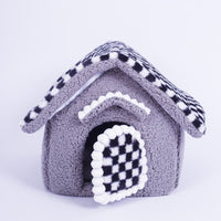 HKM-3788861 Warm Removable Winter Nest Bed for Small Dogs and Cats - Soft Cloth, Universal Size Options