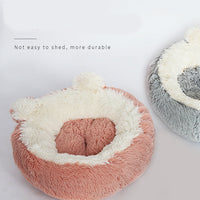 HKM-3790653 Cozy All-Season Pet Nest for Dogs and Cats - Removable, Washable, Deep Sleep Design