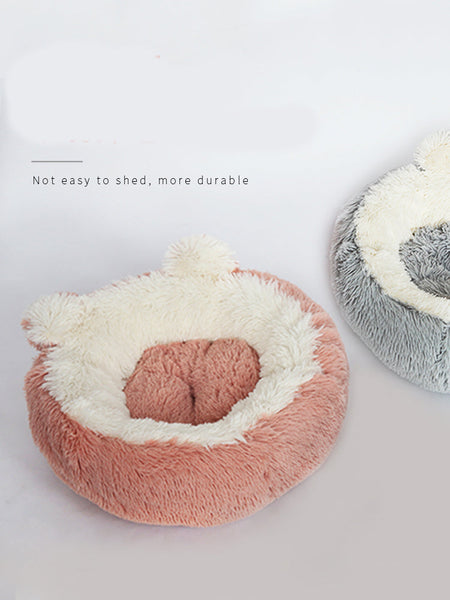 HKM-3790653 Cozy All-Season Pet Nest for Dogs and Cats - Removable, Washable, Deep Sleep Design