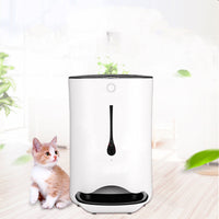 HKM-3790781 Automatic Timed Pet Feeder with Video Capability and 6L Capacity for Dogs and Cats