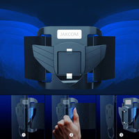 HKM-379219 Universal Magnetic Phone Holder for Bedside and Wall Mounting - Adjustable Metal Bracket