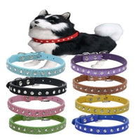 HKM-3792573 Diamond Rhinestone Pet Collar - Soft Microfiber Dog Accessory