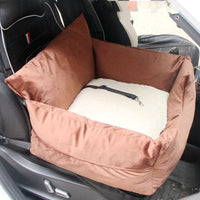 HKM-3792829 Cozy Teddy Car Mat Pet Safety Seat Cushion in Four Colors