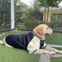 HKM-3792957 Stylish Baseball Uniform Pet Clothing for Medium to Extra-Large Dogs in Wine Red, Blue, and Navy Blue