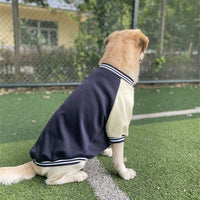 HKM-3792957 Stylish Baseball Uniform Pet Clothing for Medium to Extra-Large Dogs in Wine Red, Blue, and Navy Blue