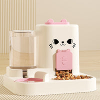 HKM-3794365 Integrated Cat Feeder with Water and Grain Station in Multiple Colors