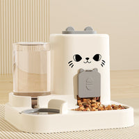 HKM-3794365 Integrated Cat Feeder with Water and Grain Station in Multiple Colors
