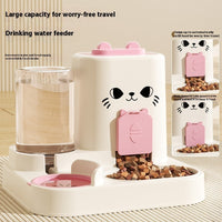HKM-3794365 Integrated Cat Feeder with Water and Grain Station in Multiple Colors