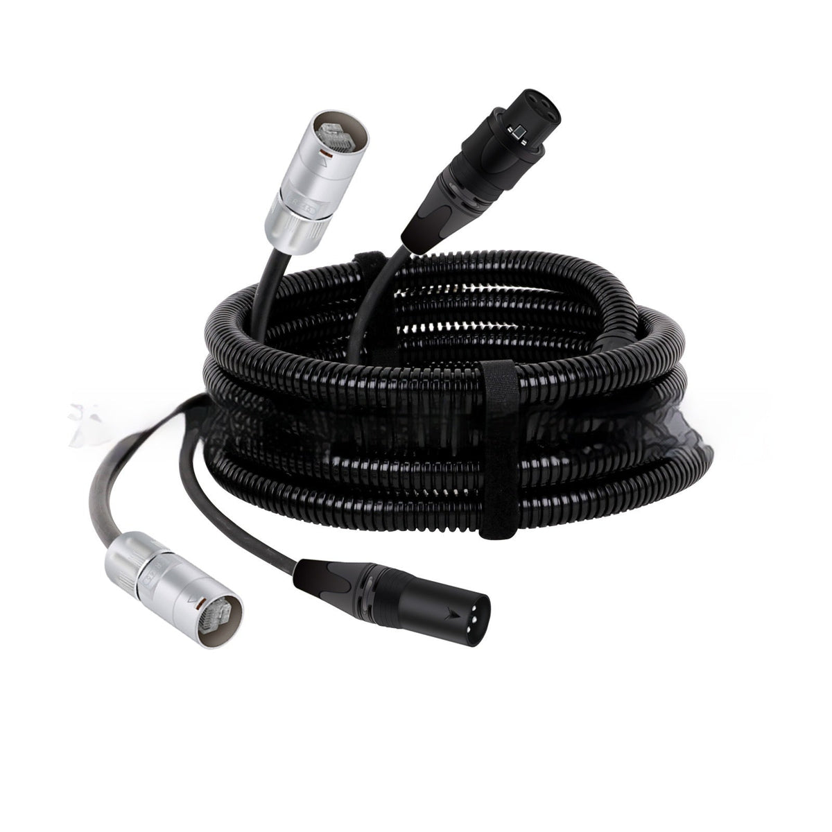 HKM-379539 3PIN XLR Male-Female Microphone Audio Cable - Available in Various Lengths and Colors