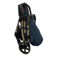 HKM-379539 Adjustable Baby Stroller with Reclining Backrest and Safety Features