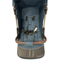 HKM-379539 Adjustable Baby Stroller with Reclining Backrest and Safety Features
