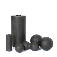 HKM-379539 EPP Hollow Yoga Column Foam Roller Set - 5 Piece Fitness Accessory