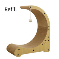 HKM-3796541 Arc-Shaped Corrugated Paper Cat Scratching Board and Nest Climbing Frame