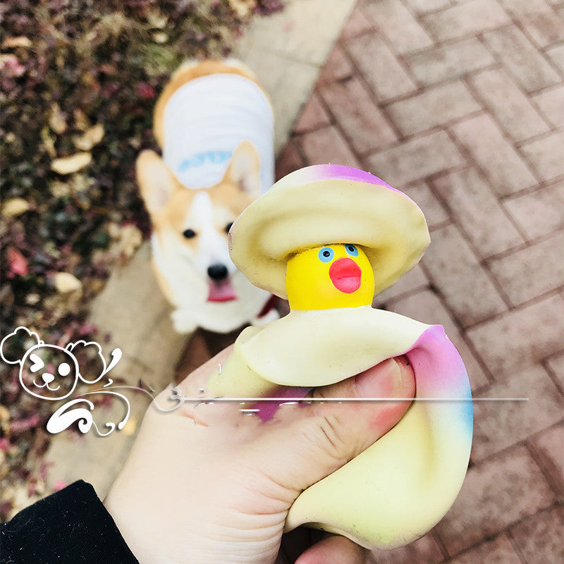 HKM-3797181 Latex Sounding Dog Toy Egg Model for Molar Cleaning and Boredom Relief