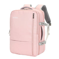 HKM-379731 Custom Logo Waterproof Nylon Laptop Backpack for 17-Inch Devices with USB Port - Unisex Fashion Design