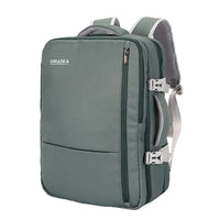 HKM-379731 Custom Logo Waterproof Nylon Laptop Backpack for 17-Inch Devices with USB Port - Unisex Fashion Design