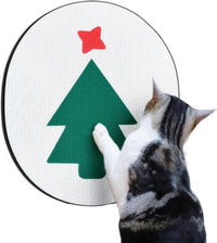 HKM-3797821 Wall-Mounted Cardboard Cat Scratching Pad with Catnip for Indoor Cats