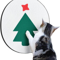 HKM-3797821 Wall-Mounted Cardboard Cat Scratching Pad with Catnip for Indoor Cats