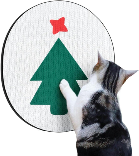 HKM-3797821 Wall-Mounted Cardboard Cat Scratching Pad with Catnip for Indoor Cats
