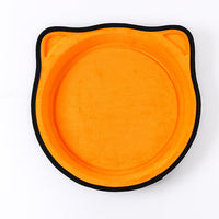 HKM-3797949 Sucker Window Sill Nest Round Cat Bed - Soft Short Plush Pet Nest for Cats