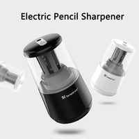HKM-379795 Heavy-Duty Electric Pencil Sharpener with Helical Steel Blade for USB, AC, or Battery Operation