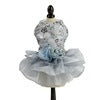 HKM-3798717 Elegant Pet Wedding Dress in Black, Gray or Gold ¨C Sizes XS to XL, Made of Polyester
