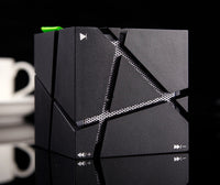 HKM-379987 Creative Rubik's Cube Bluetooth Speaker with Colorful LED Lights, Modern ABS Design