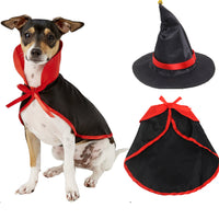 HKM-3800509 British Style Halloween Cloak Suit for Pet Dogs, with Adjustable Size and Hat