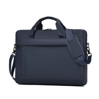 HKM-380051 Genuine Leather Executive Briefcase for Men - Luxury Laptop Shoulder Bag for Business