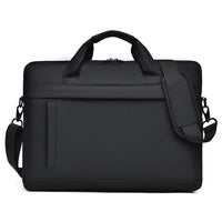 HKM-380051 Genuine Leather Executive Briefcase for Men - Luxury Laptop Shoulder Bag for Business