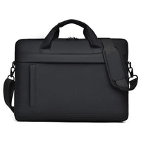 HKM-380051 Genuine Leather Executive Briefcase for Men - Luxury Laptop Shoulder Bag for Business