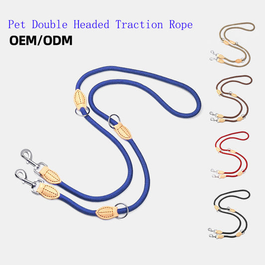 HKM-3803581 Automatic Tightening Dog Leash with P Rope Collar for Blast Race Level Training