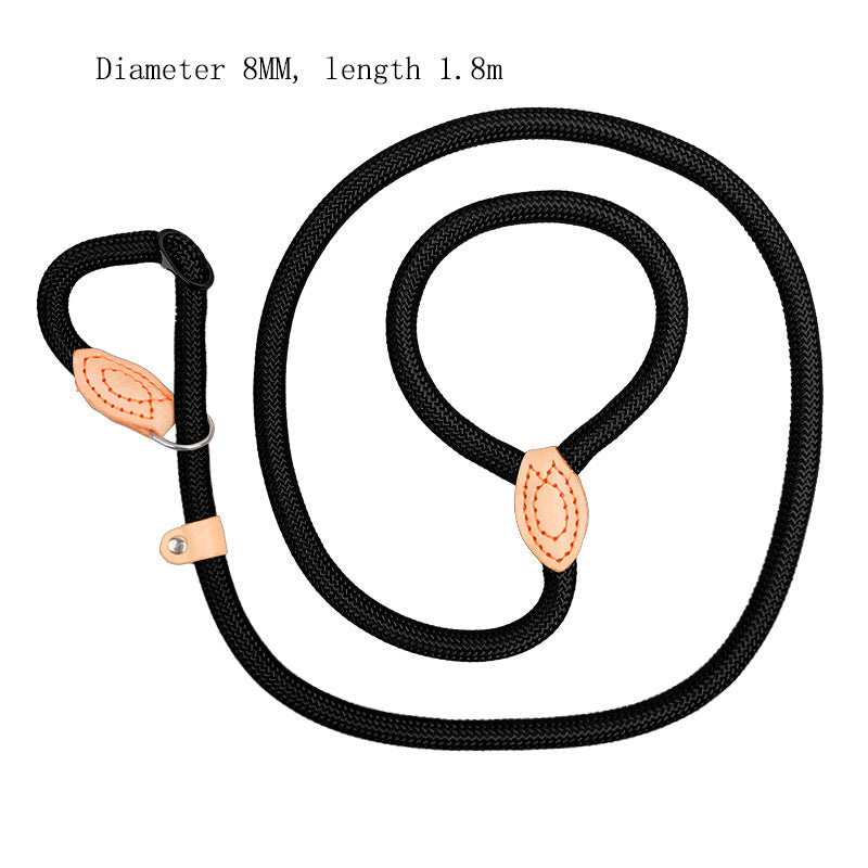 HKM-3803581 Automatic Tightening Dog Leash with P Rope Collar for Blast Race Level Training