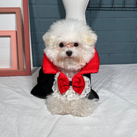 HKM-3804477 Red Vampire Cloak Windbreaker for Pets - XS to XL Size Options