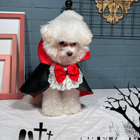 HKM-3804477 Red Vampire Cloak Windbreaker for Pets - XS to XL Size Options