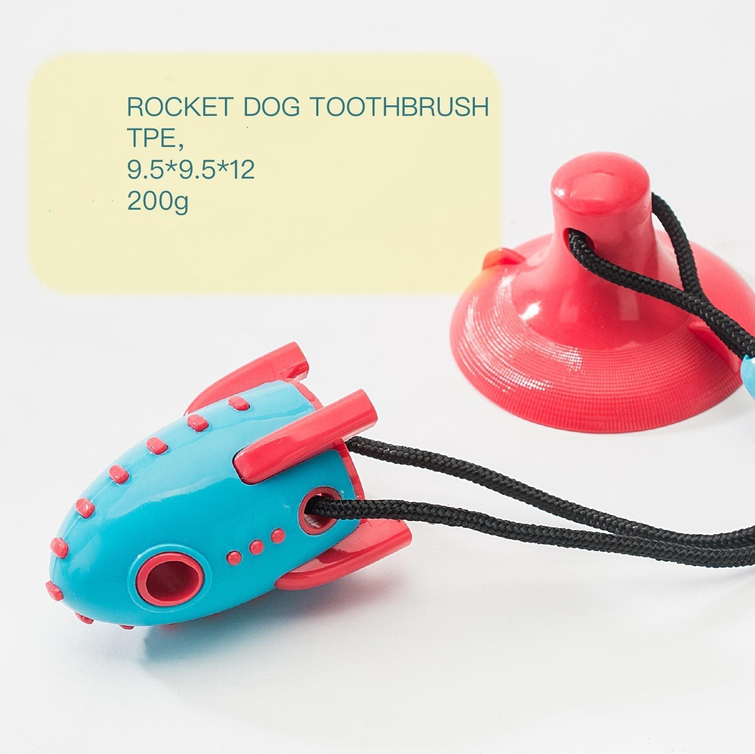 HKM-3806909 Bite-Resistant Silica Gel Dog Toy with Food-Dispensing Feature