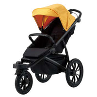 HKM-7380691 Brightbebe Jogging Stroller with Dual Suspension and Air-Filled Tires for Smooth Rides