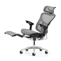 HKM-380755 Ergonomic Swivel Executive Office Chair with Adjustable Footrest and Luxurious Comfort
