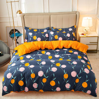 HKM-380819 Summer Student Dormitory Bed Linen and Quilt Cover Set – 1.5m to 2.2m Sizes, Polyester Material