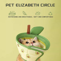 HKM-3809341 Comfortable Adjustable Cat Cone Collar for Post-Surgery Recovery – Soft EPE Material, Scratch and Bite Prevention