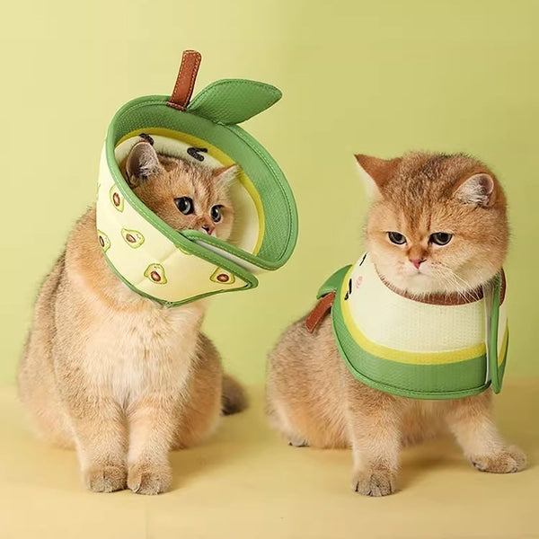 HKM-3809341 Comfortable Adjustable Cat Cone Collar for Post-Surgery Recovery – Soft EPE Material, Scratch and Bite Prevention