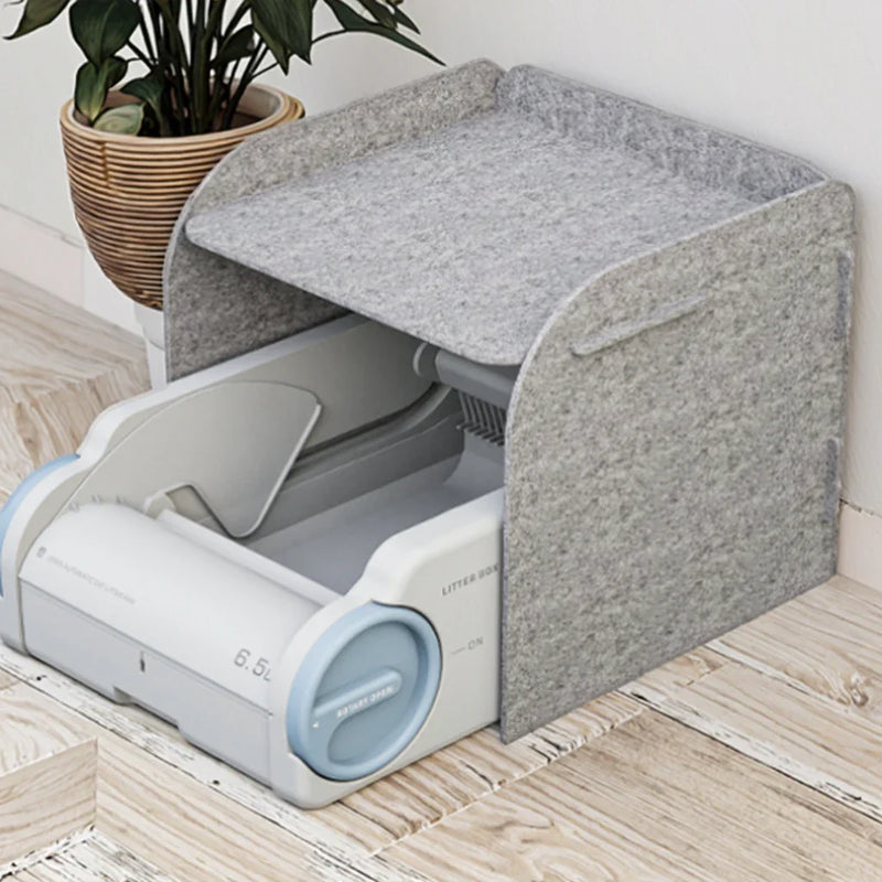 HKM-380947 Automated Self-Cleaning Cat Litter Box with Odor Control and Easy Clean Features