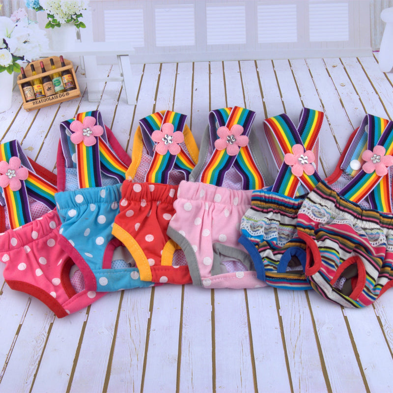 HKM-381011 Cotton Dog Harness Physiological Pants for Comfort and Hygiene, Various Sizes Available