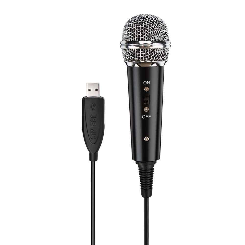HKM-381011 Desktop Microphone for Notebook and PC, Compatible with PS4 & PS5, Omnidirectional with 6mm Diameter Core